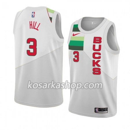 Dres Milwaukee Bucks George Hill 3 Nike 2018-19 Bijela Swingman